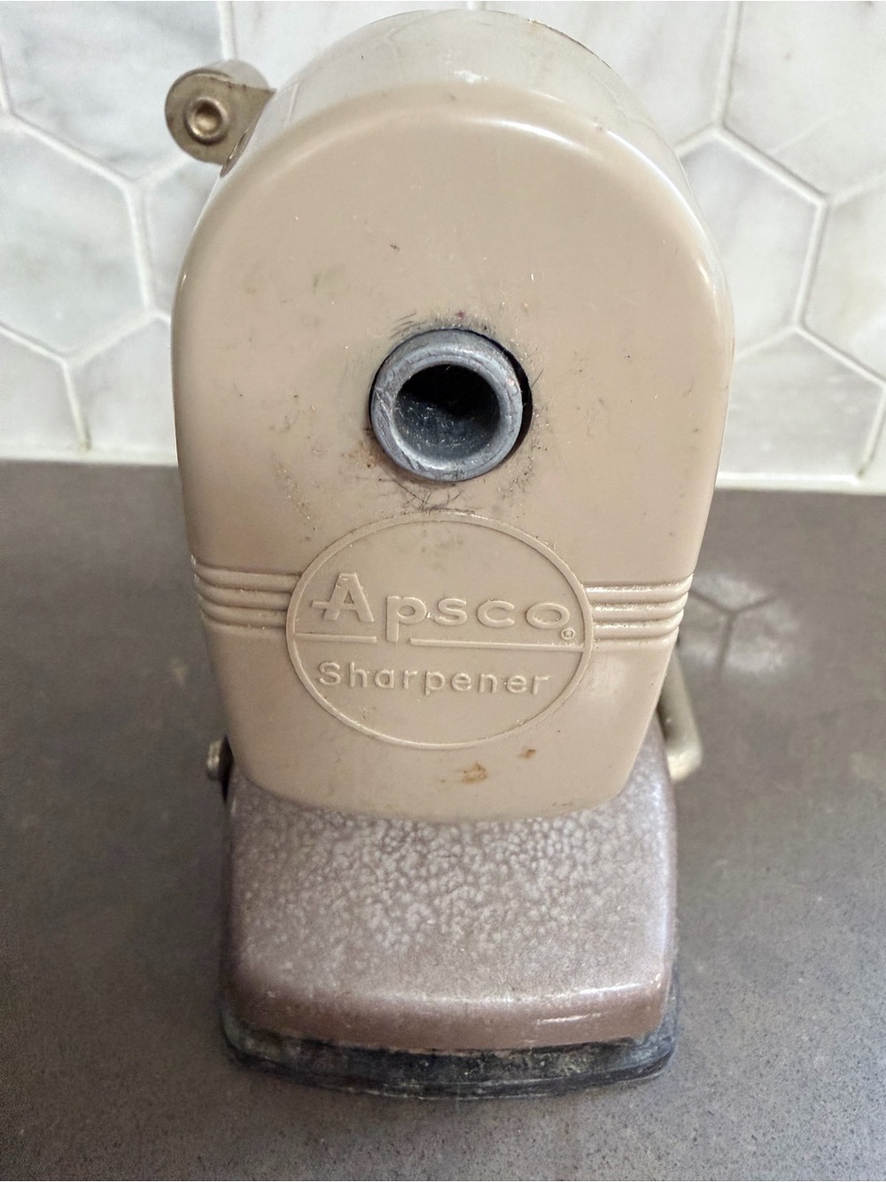 Vintage Apsco Pencil Sharpener - Classic Desktop Sharpening